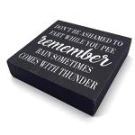 Funny Wooden Bathroom Sign for Farting Humor