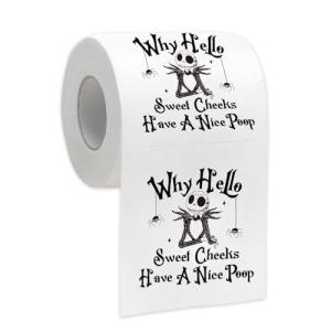 Halloween Toilet Paper with Funny Jack Skellington Design