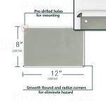 Funny Bathroom Rules Metal Sign for Wall Decor