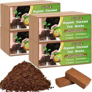 Organic Coco Coir Bricks for Hydroponic Plants