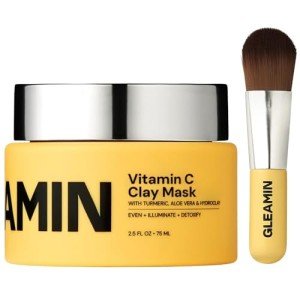 Gleamin Vitamin C Turmeric Clay Mask for Brightening