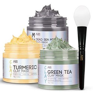 Turmeric and Green Tea Clay Mask Set