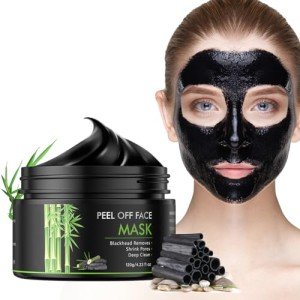 Charcoal Peel Off Face Mask for Blackhead Removal