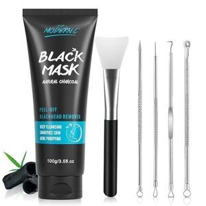 Charcoal Peel Off Blackhead Remover Facial Mask Kit