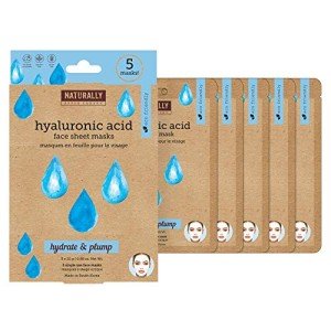 30 Hydrating Hyaluronic Acid Sheet Masks - 5 Pack