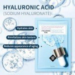 Hydrating Anti-Aging Hyaluronic Acid Sheet Masks