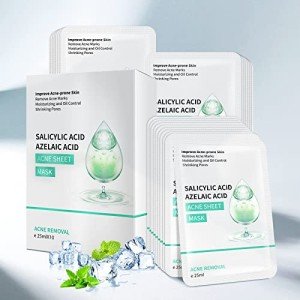 Salicylic Acid Anti-Acne Sheet Masks – 10 Count