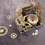 ROKR 3D Wooden Marble Run Puzzle Kit