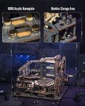 ROKR 3D Wooden Marble Run Puzzle Kit