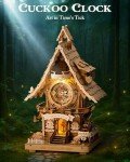 ROKR 3D Wooden Clock Puzzle for All Ages