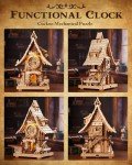 ROKR 3D Wooden Clock Puzzle for All Ages