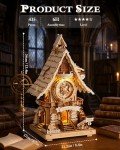 ROKR 3D Wooden Clock Puzzle for All Ages
