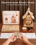 ROKR 3D Wooden Clock Puzzle for All Ages
