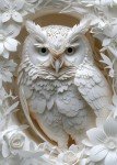 3D Owl Paper Cut Art Puzzle - 1000 Pieces