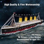 3D Titanic LED Puzzle for Home Decor