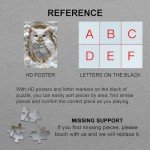 3D Owl Paper Cut Art Puzzle - 1000 Pieces
