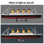 3D Titanic LED Puzzle for Home Decor