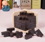 Wooden Brain Teaser Cube Puzzle for All Ages