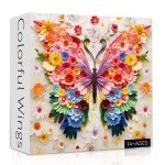 Challenging 1000-Piece Butterfly Jigsaw Puzzle for Adults