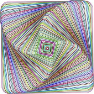 Bgraamiens 1000-Piece Colorful 3D Square Puzzle