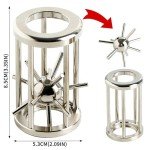 Metal Brain Teasers Puzzle Kit - 3 Interlock Games