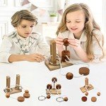 Wooden Loop Brain Teaser Puzzle for All Ages