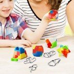16 Pack Brain Teasers for Kids and Adults