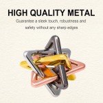 12-Piece Metal Brain Teaser Puzzle Set