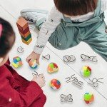 16 Pack Brain Teasers for Kids and Adults