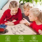 12-Piece Iron Lock Brain Teaser Puzzle Set