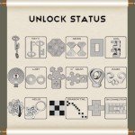 NORDISTRICT 9PCS Metal & Wooden Puzzle Box Set