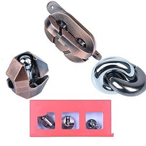 Metal Brain Teaser Puzzle Lock for Adults