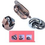 Metal Brain Teaser Puzzle Lock for Adults