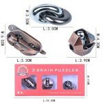 Metal Brain Teaser Puzzle Lock for Adults