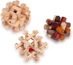 Sharp Brain Zone Wooden Lock-a-Ball Puzzle