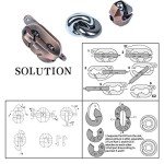 Metal Brain Teaser Puzzle Lock for Adults