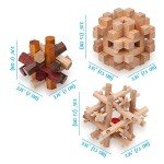 Sharp Brain Zone Wooden Lock-a-Ball Puzzle