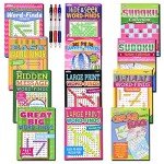 17-Pack: 1400+ Sudoku & Word Search Puzzles