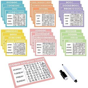 12 Large Print Word Search Puzzle Books for Adults