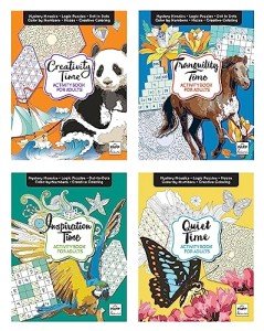 Adult Activity Book Set: Puzzles and Inspiration