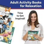 Adult Activity Book Set: Puzzles and Inspiration