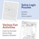 Adult Activity Book Set: Puzzles and Inspiration