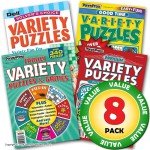 8-Pack of Fun Variety Puzzles for Adults