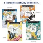 Adult Activity Book Set: Puzzles and Inspiration