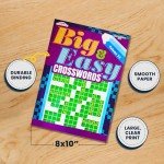 Large Print Crossword Puzzles Bundle for Seniors