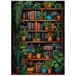 Vintage Bookshelf Puzzle for Adults - 1000 Pieces