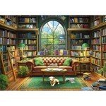 Unique 1000-Piece Library Puzzle for Adults