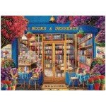 Vintage Bookshelf Cat Puzzle - 1000 Pieces