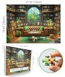 Unique 1000-Piece Library Puzzle for Adults