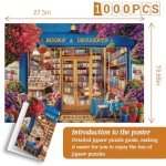 Vintage Bookshelf Cat Puzzle - 1000 Pieces